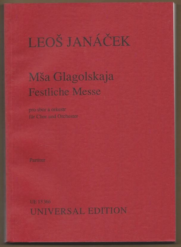 Msa Glagolskaja pro sbor a orkestr / Festliche Messe für …“ (Leos